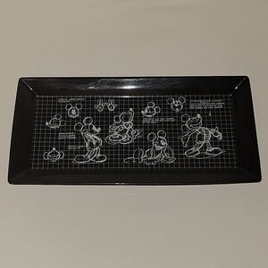 Disney: Mickey Mouse Sketchbook design black serving platter Tray